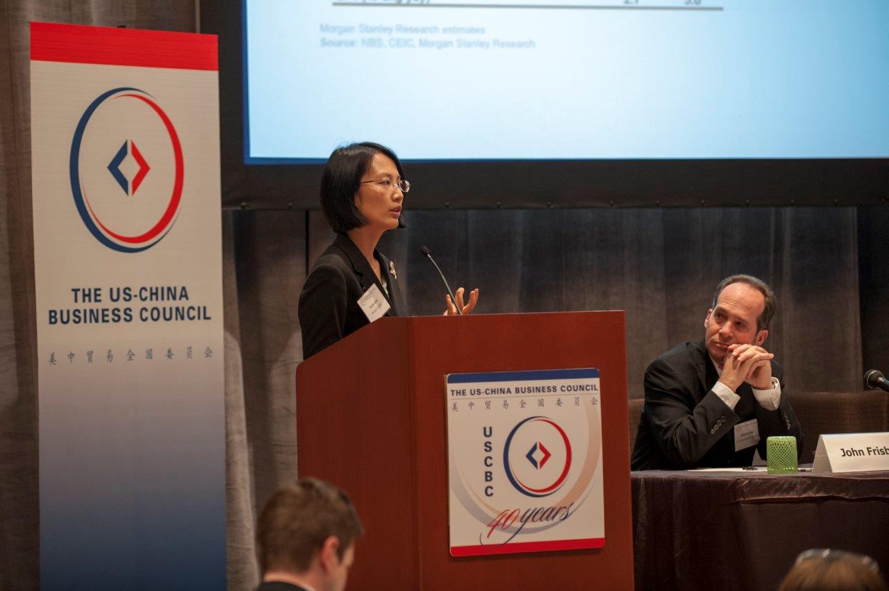 Helen Qiao, chief economist for Greater China, Morgan Stanley, spoke at the conference, examining China's economic environment and the outlook for 2013.
