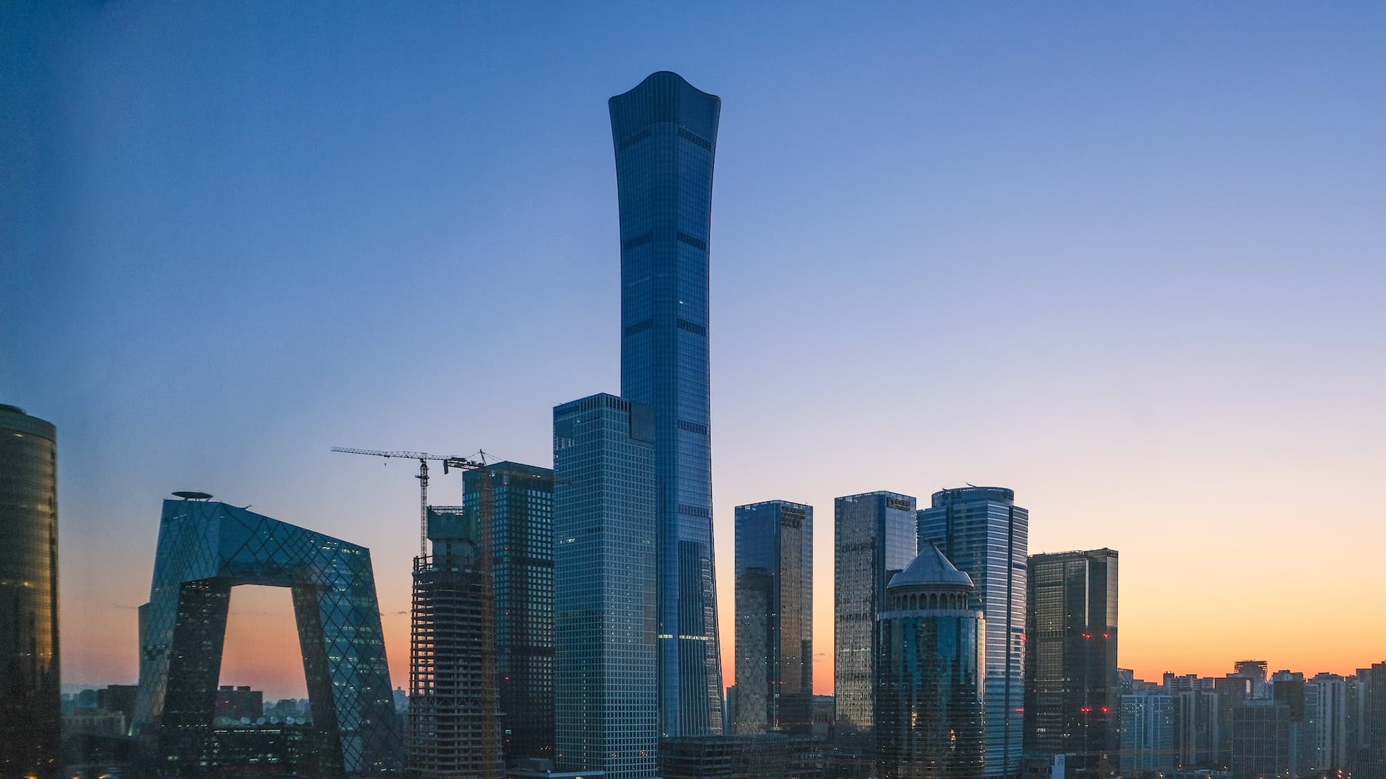 skyscrapers in Beijing
