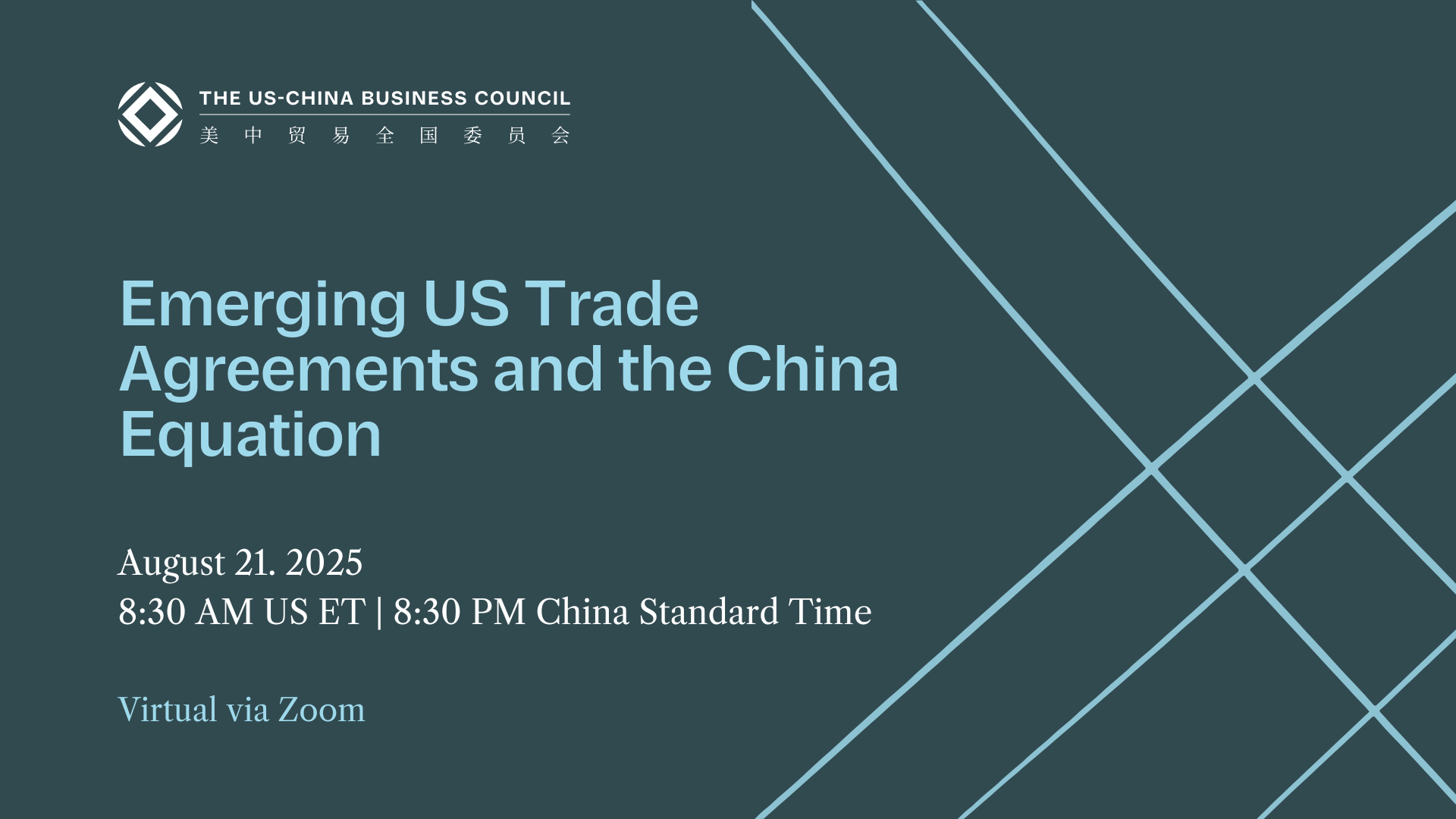 Emerging US Trade Agreements and the China Equation - The US-China ...